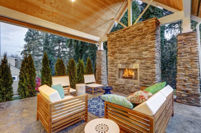 Outdoor Firewood Storage Design