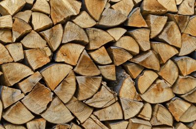 Keep Firewood Stacked Neatly!
